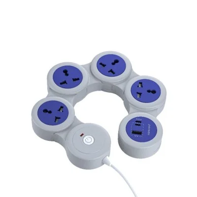 Porodo Multi-Socket Strip Universal Ac & Usb-C Power Delivery 1.8M - Gray